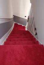 Trapbekleding, Ophalen, Nieuw, Blauw, Tapijt