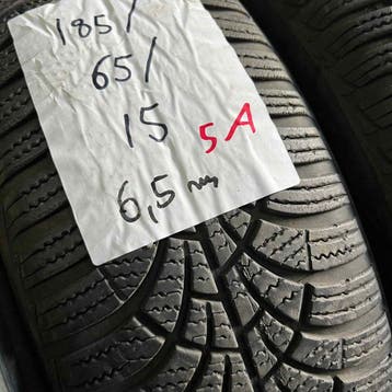 2 x Goodyear UltraGrip 9 185-65-15 Winterbanden 6,5mm, Auto-onderdelen, Banden en Velgen, Gebruikt, 15 inch, Band(en), Personenwagen