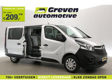 Opel Vivaro 1.6 CDTI L2H1 | Dubbele Cabine | Airco |, Euro 6, Nieuw, Zilver of Grijs, Opel