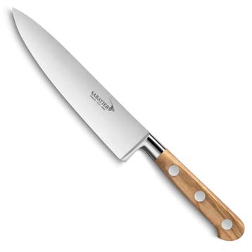 Déglon Koksmes – Gesmeed Lemmet – Olijfhouten Heft –, Ophalen of Verzenden, Nieuw, Hout