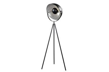 Vloerlamp STUDIO 145cm zwart zilver - 36619, Huis en Inrichting, Ophalen of Verzenden, Nieuw