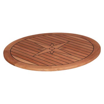 Teak Tafelblad Circle, Ophalen of Verzenden, Nieuw