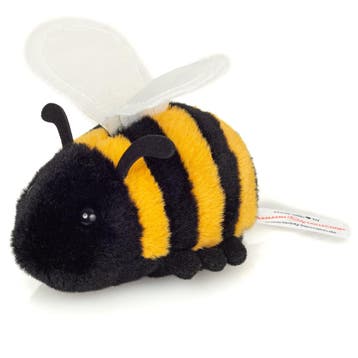 Hermann Teddy Honingbij pluche knuffel - 11 cm, Verzenden, Nieuw
