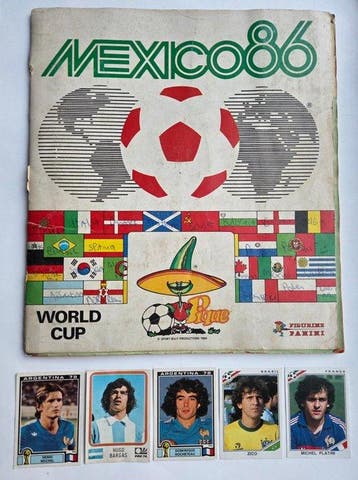 1986 Panini World Cup Diego Maradona, Michel Platini, Nieuw
