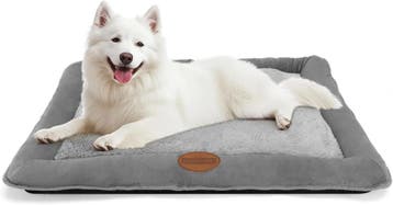 Hondenmand - Hondenkussen - Hondenbed - 95x75 cm - Grijs - N, Dieren en Toebehoren, Hondenmanden, Verzenden, Zo goed als nieuw