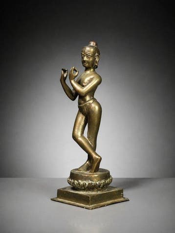 Krishna Venu Gopala - Brons - 19e eeuw – vroeg 20e eeuw