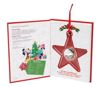 Niue. 1 Dollar 2014 Disney™ - Seasons Greetings 1/2 oz