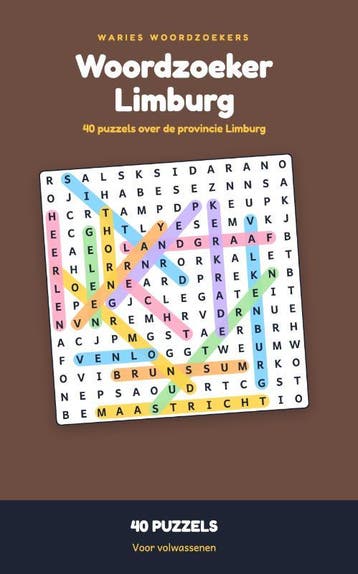 Woordzoeker Limburg | Waries B.V. | Nieuw, Boeken, Ophalen of Verzenden, Nieuw, Waries B.V.