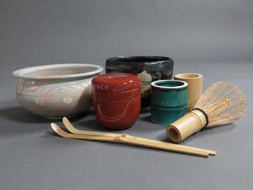 Assorted Japanese Tea Ceremony (Chado) Utensils Set with