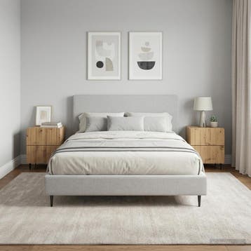 vidaXL Nachtkastje 2 st Artisanaal eiken 43 x 34,5 x 49,5 cm, Minder dan 45 cm, Verzenden, Nieuw, Minder dan 55 cm
