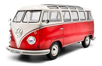 Solido 1:18 - Model bestelwagen - Volkswagen T1 Samba 1962, Nieuw