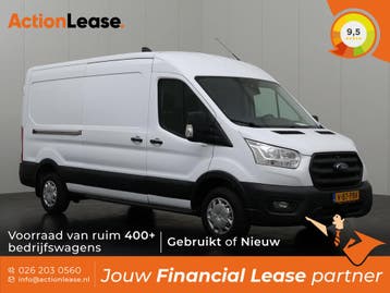 Ford Transit Bestelbus L3 H2 2023 Diesel Handgeschakeld, Auto's, Ford, Zwart, Wit, Nieuw, Dealer onderhouden