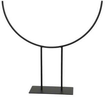 Metalen Frame Boog deco stand Zwart op voet 35x8x33 cm, Ophalen of Verzenden, Nieuw