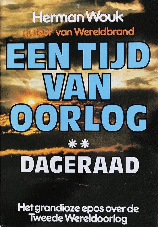Tijd van oorlog 2 dageraad 9789010027962 Herman Wouk, Boeken, Overige Boeken, Gelezen, Verzenden