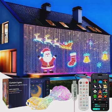 Slimme LED Gordijnlamp met APP-bediening - Creëer Unieke Sfe, Verzenden, Nieuw