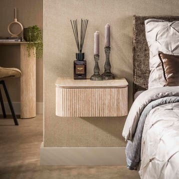 Nachtkastje Ronnie Arch met 1 lade, Verzenden, Nieuw, 55 tot 70 cm