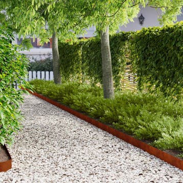 vidaXL Gazonrand met omgevouwen bovenrand 20 st 103x10cm, Verzenden, Nieuw