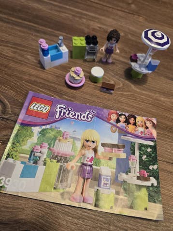 LEGO Friends Stephanie#039s Buitenkeuken 3930, Zo goed als nieuw, Complete set, Lego, Friends