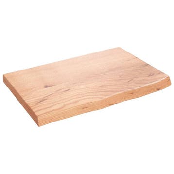 Wastafelblad massief eiken 60x40cm - 40% korting - Retoertje, Overige typen, Zo goed als nieuw, Minder dan 100 cm, 25 tot 50 cm