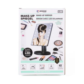Benson Make-up spiegel - LED touch - dimbaar - 16 LEDs -..., Ophalen of Verzenden, Nieuw