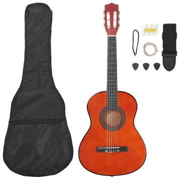 vidaXL 8-delige Gitaarset klassiek beginner 3/4 36, Muziek en Instrumenten, Verzenden, Nieuw