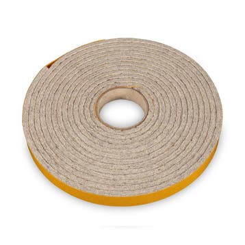 4 Meter - Zelfklevend Vilt / 15mm Plakvilt op Rol - Grij...