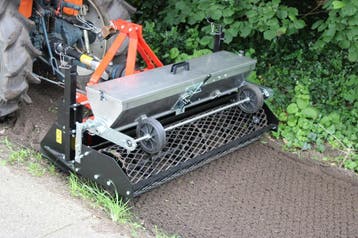Tecma rotorkopeg met zaaikit 1,08 Mtr. (totaal 1,27), Bollenteelt, Grondbewerking