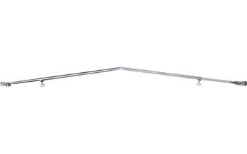 Berger Dakligger Gebogen Staal 28mm 170-300cm - Zilver, Ophalen of Verzenden, Nieuw