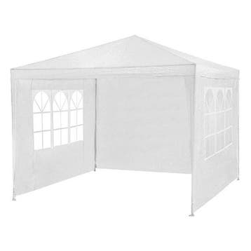 Partytent | Benson | 290 x 290 x 245 cm (Aluminium, Wit), Tuin en Terras, Verzenden, Nieuw