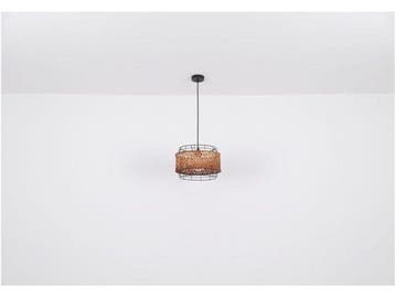 GINA Vloerlamp - Metaal 151.0cm - E27 1-Lichts - Matt zwart, Huis en Inrichting, Lampen | Vloerlampen, Verzenden, Nieuw