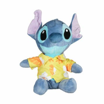 Disney Stitch knuffel - pluche - 30 cm - geel hemd - Lilo, Verzenden, Nieuw