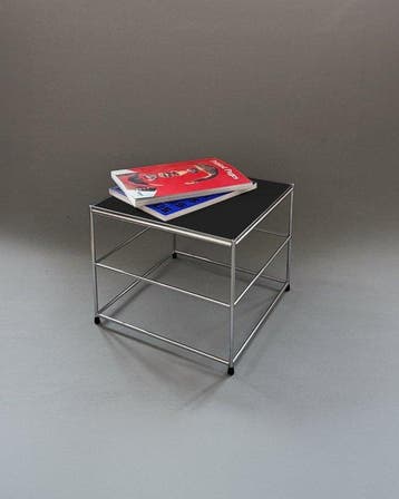 Upcycled - Bijzettafel - Chroom, Staal - upcycled salontafel