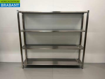 HCB RVS Opbergrek Rek Stelling Premium-line 200 x 40 x 180, Zakelijke goederen, Ophalen of Verzenden, Nieuw in verpakking