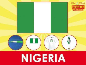 Mega aanbod Nigeria vlaggen - Nigeriaanse vlag, Ophalen of Verzenden, Nieuw