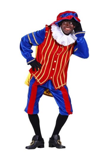 Piet Fluweel met Cape Marbella Bl-Ro - L, Diversen, Sinterklaas, Verzenden, Nieuw
