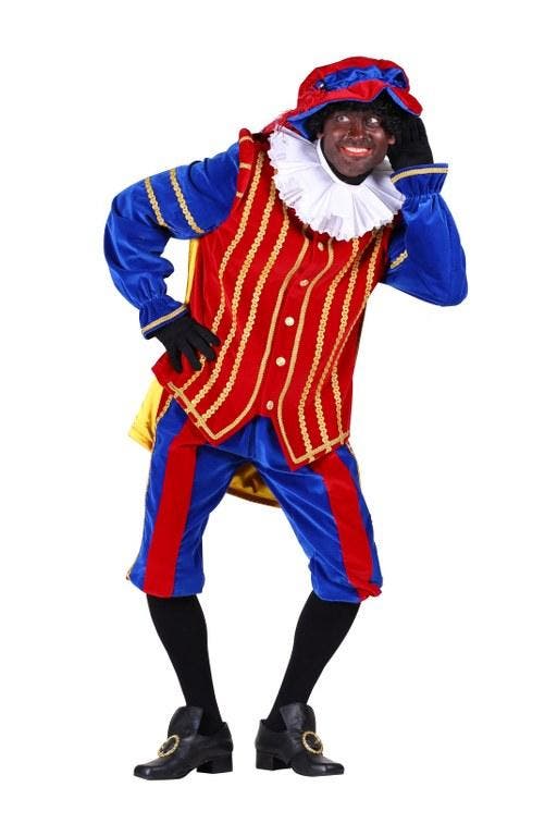 Piet Fluweel met Cape Marbella Bl-Ro - L, Diversen, Sinterklaas, Verzenden