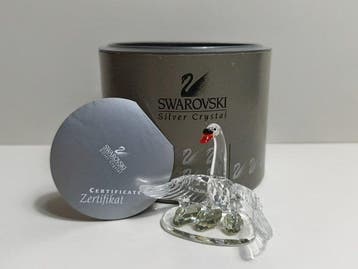 Swarovski - Beeldje - Swan family - 243373 - Box +