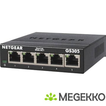 Netgear GS305-300PES unmanaged netwerk switch, Computers en Software, Verzenden, Nieuw
