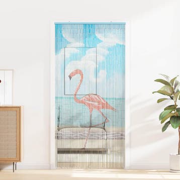 vidaXL Insect Deurgordijn Meerkleurig 100 x 200 cm Bamboe, Verzenden, Nieuw