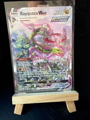 Pokémon - 1 Card - Rayquaza VMAX 218/203 Foil, Full art,, Nieuw