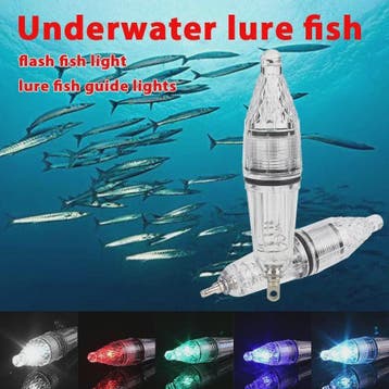 Onderwater LED Vis Lokaas Lamp - 12cm/17cm - Diepzee & Nacht, Verzenden, Nieuw