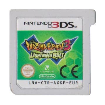 3DS Inazuma Eleven 3: Lightning Bolt, Spelcomputers en Games, Games | Nintendo 2DS en 3DS, Verzenden, Zo goed als nieuw