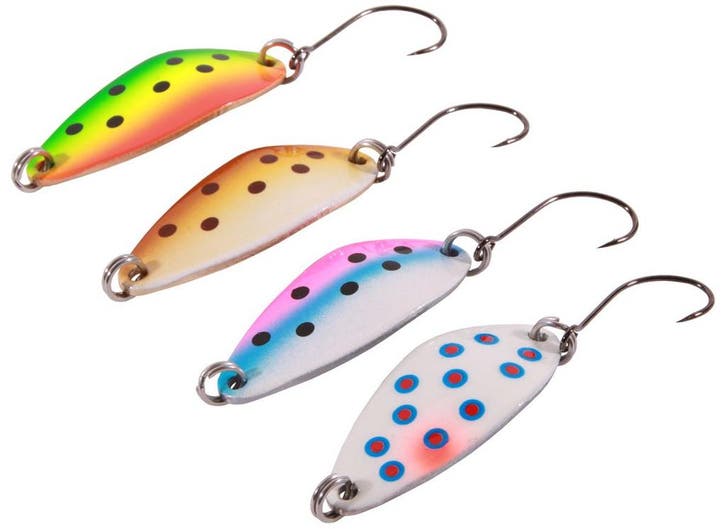 Ultimate ultralight spoon selection size 1 4,5g 4pcs, Watersport en Boten, Hengelsport | Algemeen, Overige typen, Nieuw, Verzenden