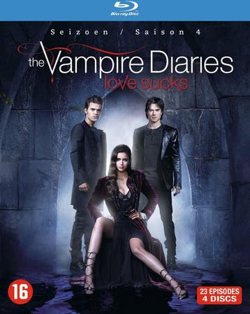 Vampire Diaries seizoen 4 (blu-ray tweedehands film), Ophalen of Verzenden, Zo goed als nieuw