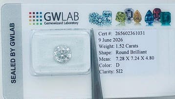 Zonder minimumprijs - 1 pcs Diamant (Natuurlijk) - 1.52 ct -, Nieuw