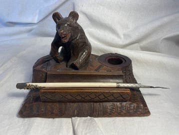 Inktpot - Splendide Ours de La Foret Noire - Zilver