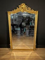 Spiegel - Verguld hout - Antieke Franse spiegel