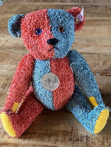 Steiff: Teddies for tomorrow Harlekin Teddybeer, EAN 007415