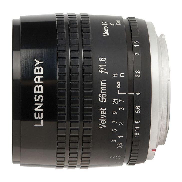 Lensbaby Velvet 56 Sony E - Zwart, Audio, Tv en Foto, Fotografie | Lenzen en Objectieven, Standaardlens, Nieuw, Ophalen of Verzenden