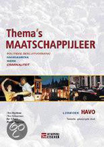 Themas maatschappijleer Havo Lesboek - T. Rijpkema, Verzenden, Gelezen, T. Rijpkema